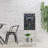 Shabby Whitewashed Wood Chalkboard Sign – 45" A-Frame Freestanding Display with Storage Shelf