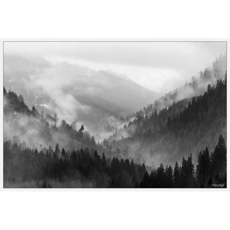 Mountains Are Calling - Peinture sur toile, Toile sur cadre, Pas de tapis, L 18 po x H 12 po x P 1,5 po