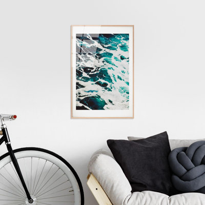 Stunning Tempered Glass Wall Art Painting, 11.8 x 17.7 inches | 100% Tempered Glass, Thickness: 0.16 inches | Fade-Resistant Back Surface Print, Vivid Colors | Perfect for Home Decor & Modern Aesthetics