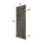Porte de grange coulissante en bois massif de style K sans trousse de quincaillerie (dalle de porte seulement) - Assemblage requis-86439604-86568404