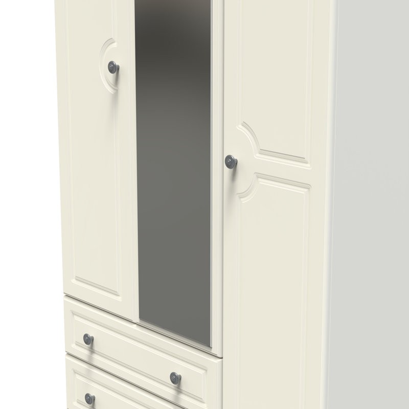 Adala Manufactured Wood Wardrobe, Cream Ash