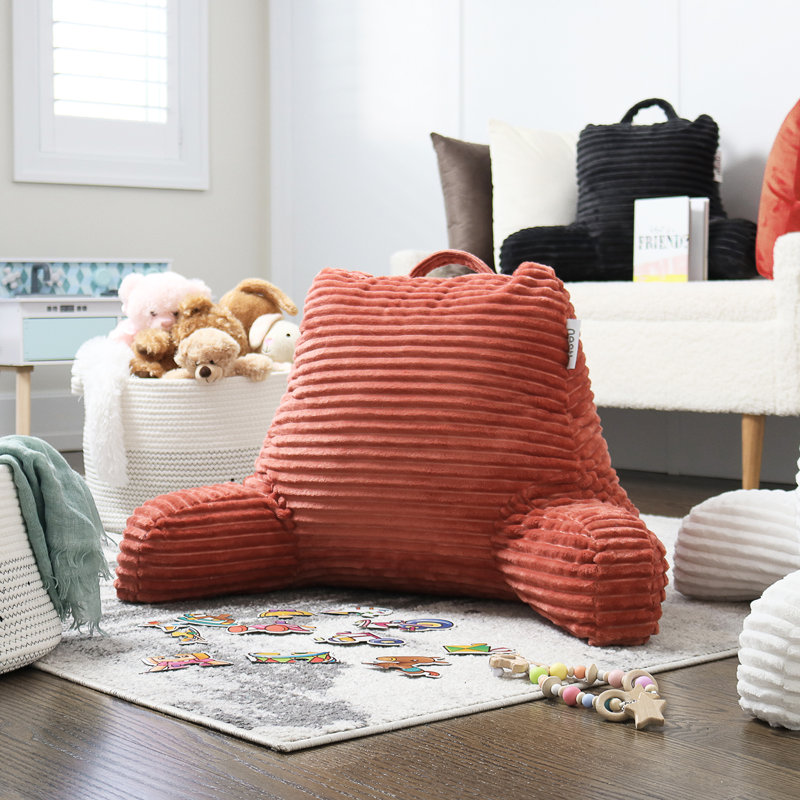 Nestl Reading Pillow , 17" x 14", Misty Rose, Polyester