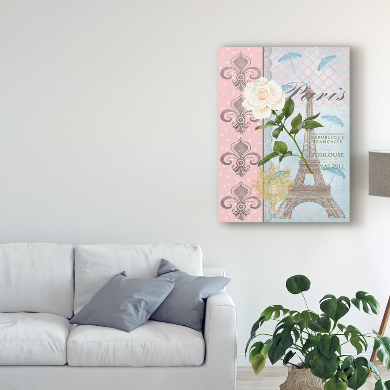 « la vie en rose ii », impression sur toile tendue, H 47 po x l 35 po x P 2 po