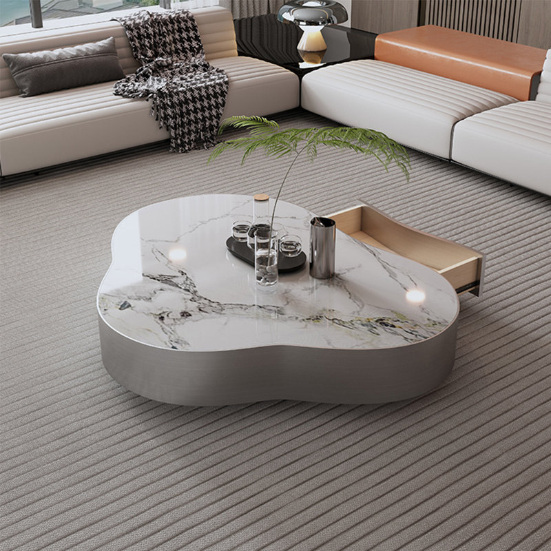 Table basse en ardoise avec nuage italien