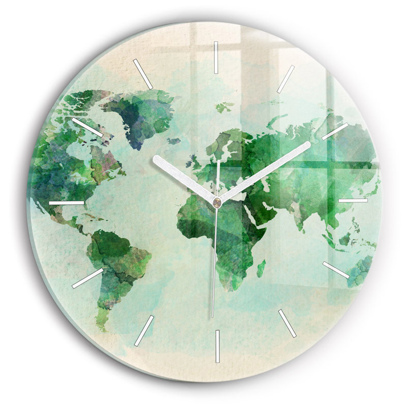 Glass Wall Clock