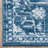 Dazzle Floral Vintage Bohemian Medallion Light Blue Rug-42025914