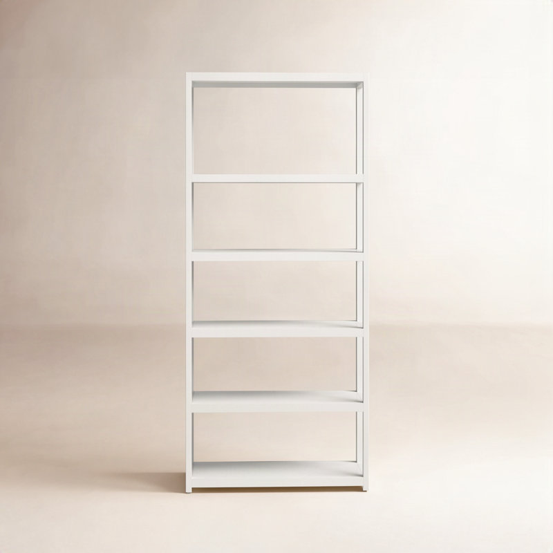 Elin Open Etagere Bookcase, White