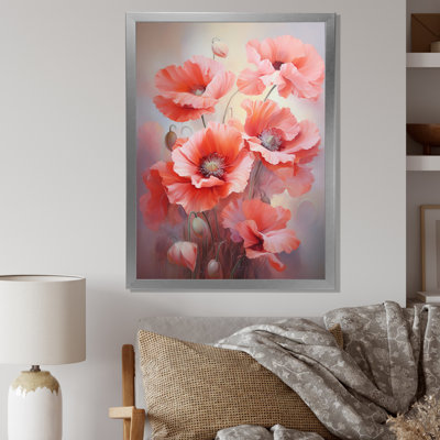 " Coral Poppies Romantic Impression V "