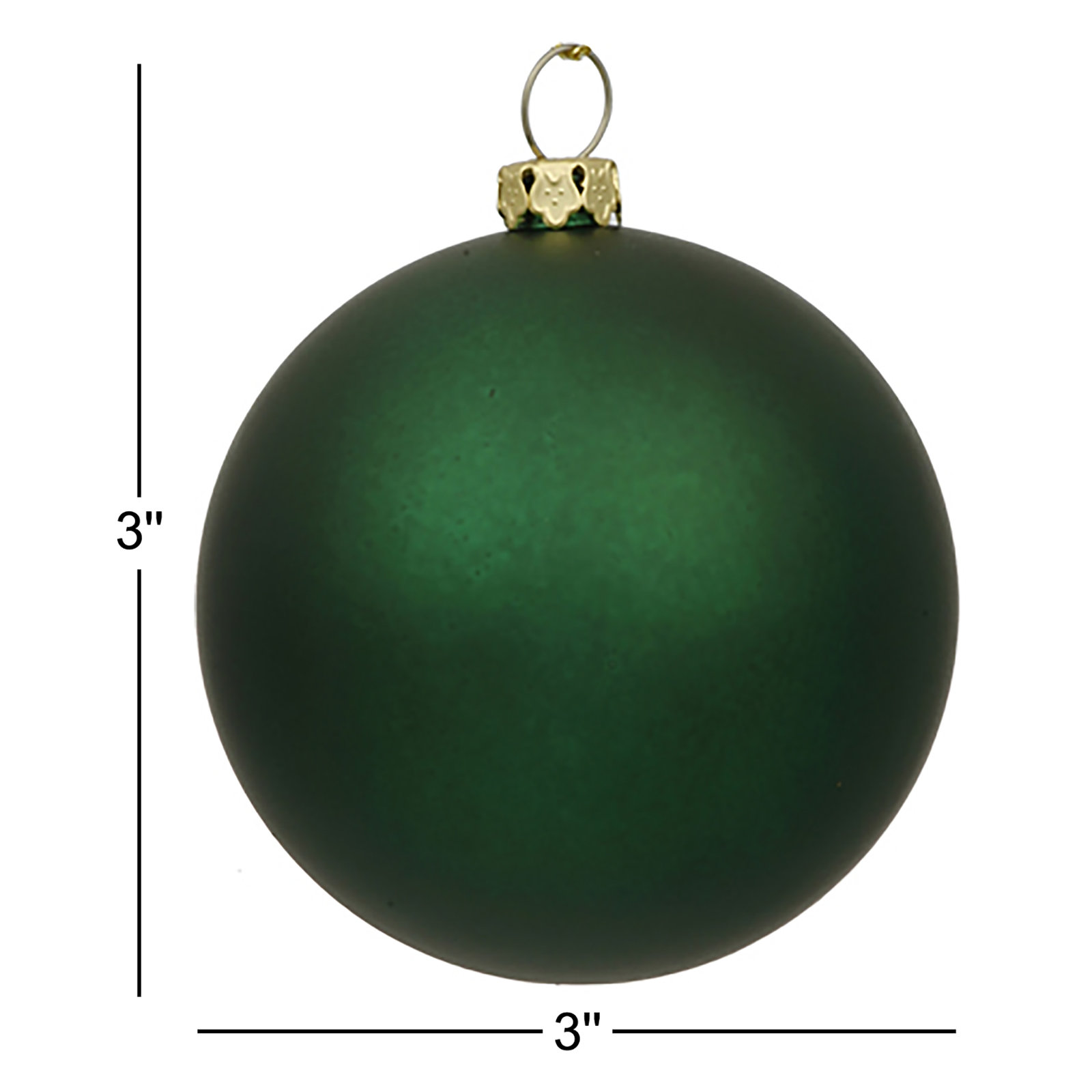 Three Posts™ 3" Shatterproof Bauble, Emerald Green