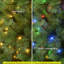 Sapin de Noël artificiel vert de 2,13 m (7 pi) en PVC, préilluminé avec 200 lumières DEL blanc chaud et 8 modes d'éclairage, 1100 branches articulées, télécommande incluse pour la décoration de Noël.