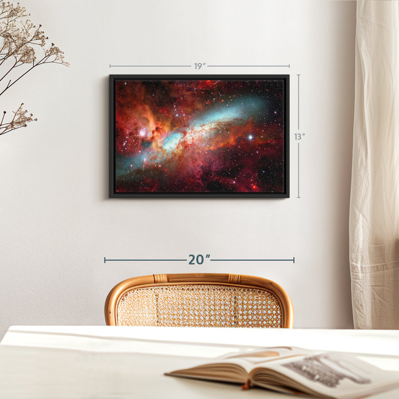 Impression sur toile Galaxy, H 13 po x l 19 po