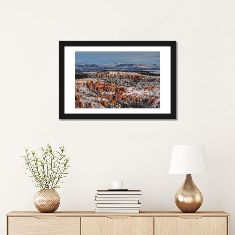 « after the orage » par bill sherrell, reproduction d’impression sur toile tendue, H 16 po x l 24 po x P 1 po, Blanc