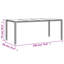 Tonbridge Rectangular Outdoor Dining Table , 190cm cm W 90cm cm D-1178260953