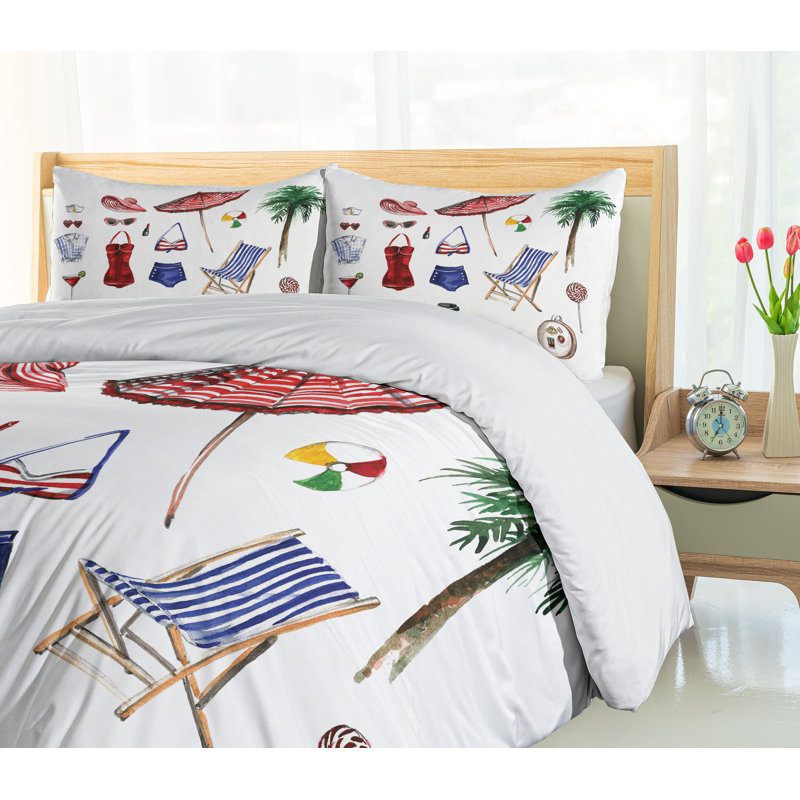 Coastal Polyester Duvet Cover