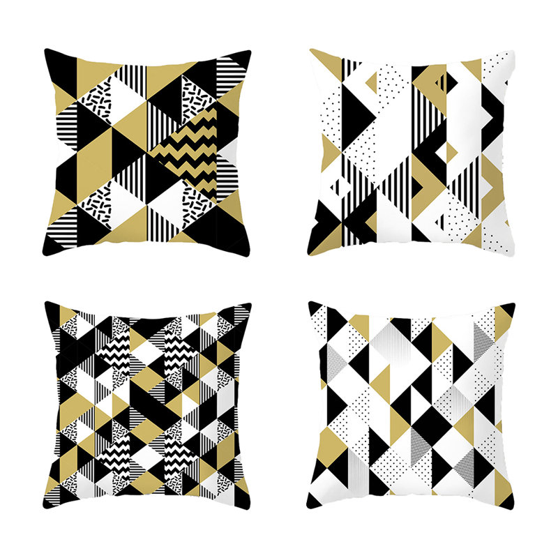 Fiqueroa Geometric Square Cushion Cover