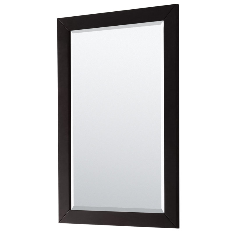 Daria 35'' W Single Bathroom Vanity Base, Dark Espresso/Matte Black