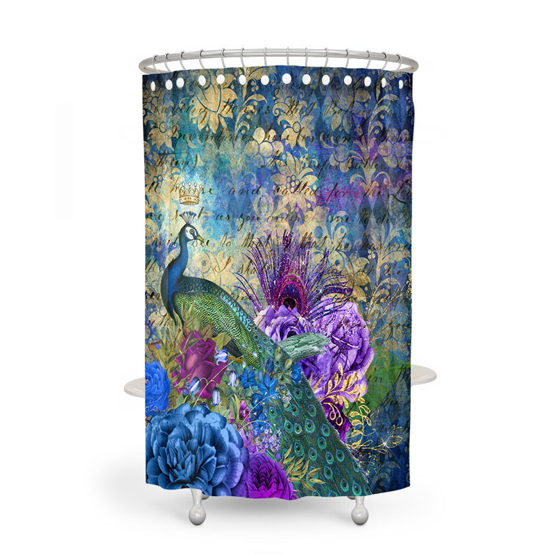 Rideau de douche simple Areiana, H 83 po x l 70 po