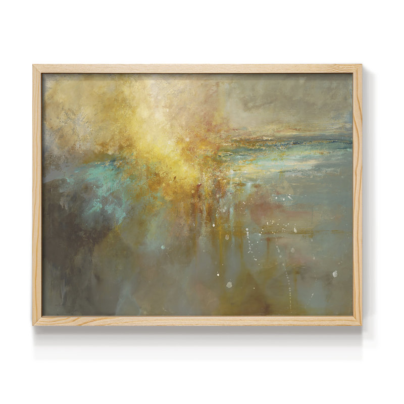 Del Rio - Reproduction encadrée - Restickable, Naturel, H 22 po x l 28 po