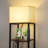 Bugarin 59" Bookcases with LED Light and Remote Control, 3 Color Temperature Column Floor Lamp