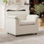 Fauteuil surdimensionné de 97 cm (38 pouces) recouvert de chenille, fauteuil d'appoint idéal pour le salon, la chambre ou un appartement.-63302203