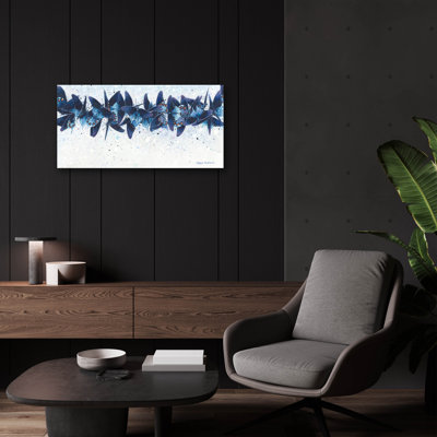  «Pipevines» par Maggie Vandewalle, art mural en verre acrylique, 48 po x 24 po