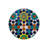 Modern Decorative Carpet With Multicolored Shapes Detail-384266570