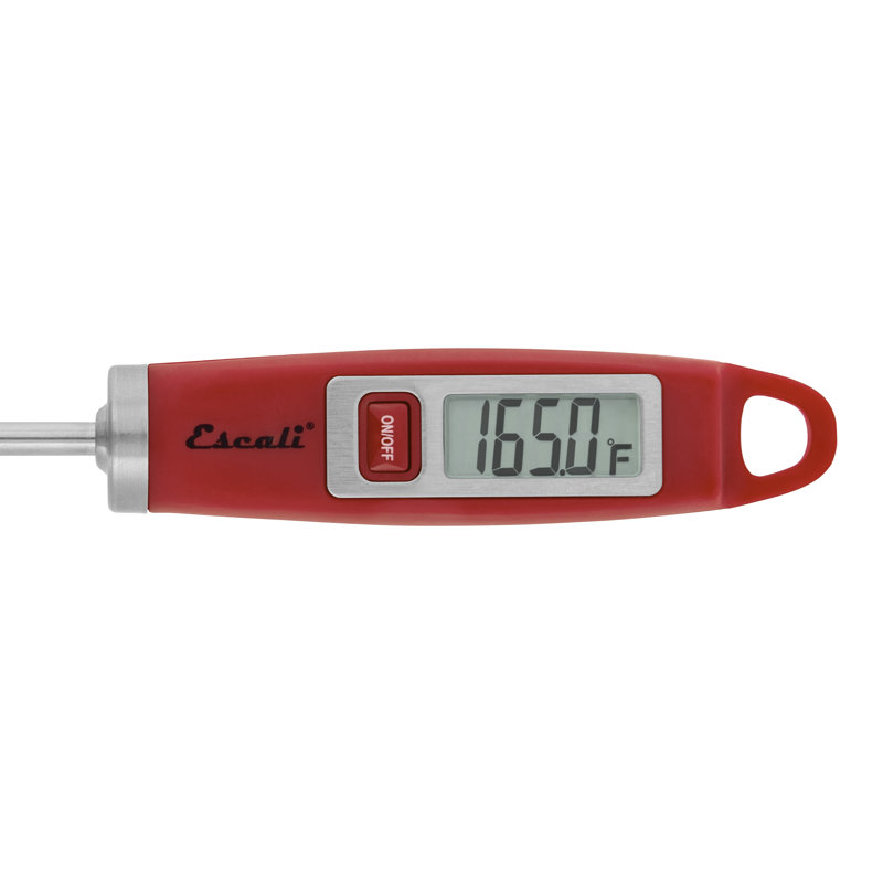 Thermomètre à viande numérique Escali Gourmet, Rouge