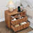 2-Drawer Nightstand with Charging Station