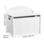Banc de rangement pour enfants, coffre à jouets avec dossier, grande armoire de rangement avec charnière de sécurité-112058402