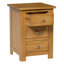 Farris 43cm W Solid Wood Bedside Table