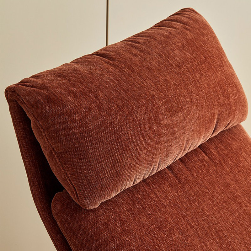 Chaise berçante paresseuse Creative Fashion, Rouge brique