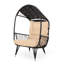 Chaise Cozy Basket pour utilisation en terrasse