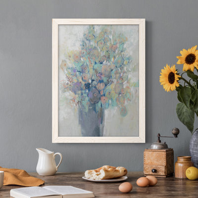 Bouquet I - Peinture sur toile encadrée