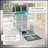 Stackable Storage Bins With Lids, Wheels, And Collapsible, Blue-1450970858