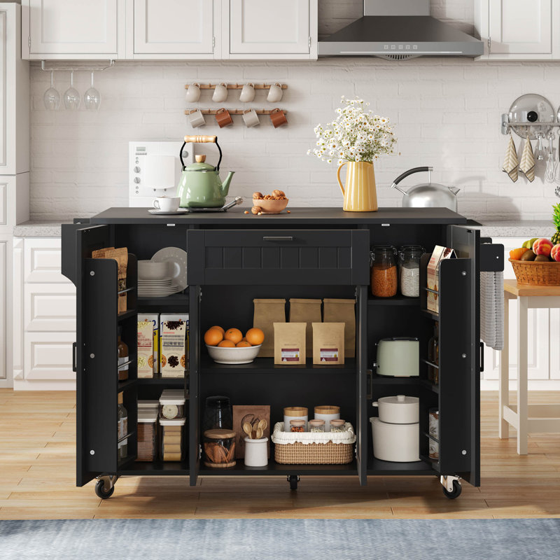 Kitchen Island, Black