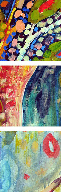 Nolani Fiesta Tree '- reproduction d'art, H 38 po x l 28 po x P 1 po, Cadre noir