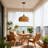 Boho Rattan Hanging Light for Kitchen Island-1106440203