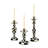 Courtly Check Medium Enamel Candlestick