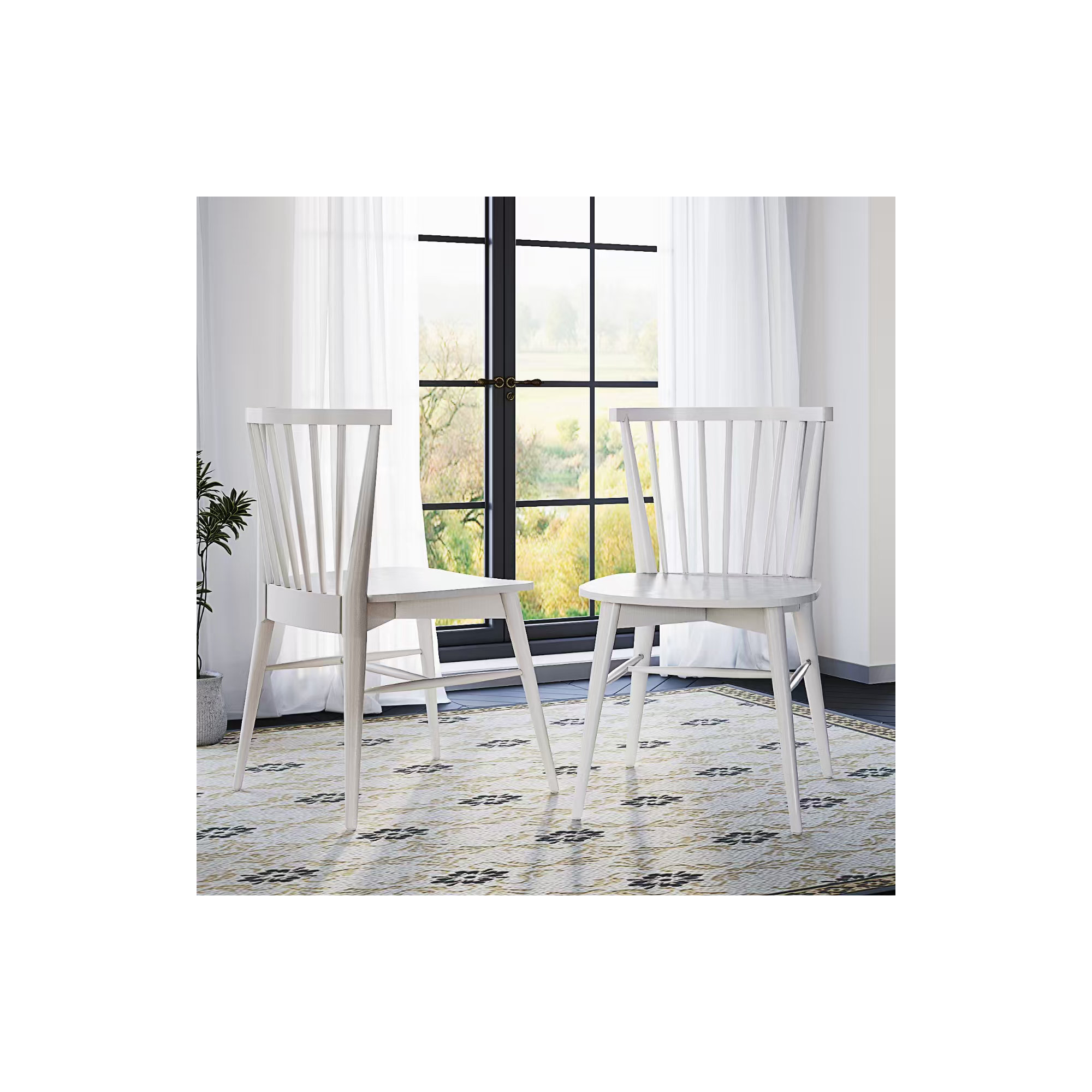 Arka Side Chair (Set Of 2), White
