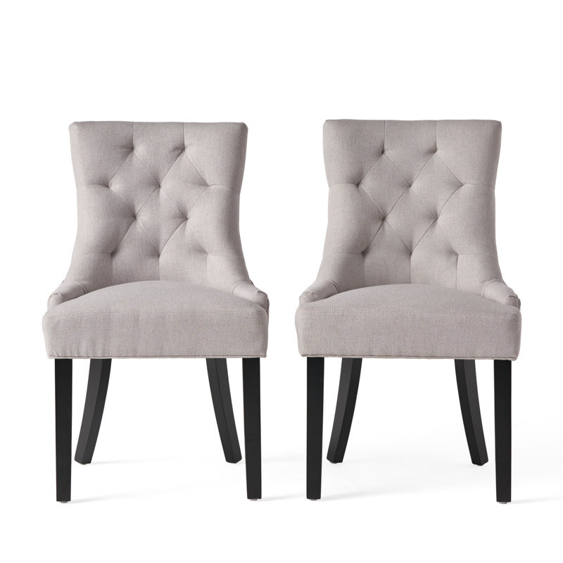 Chaise de salle à manger - KD, Gris clair