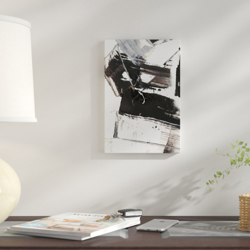 « basculer ii », reproduction sur toile tendue, H 12 po x l 8 po x P 0,75 po, Toile tendue, Pas de tapis