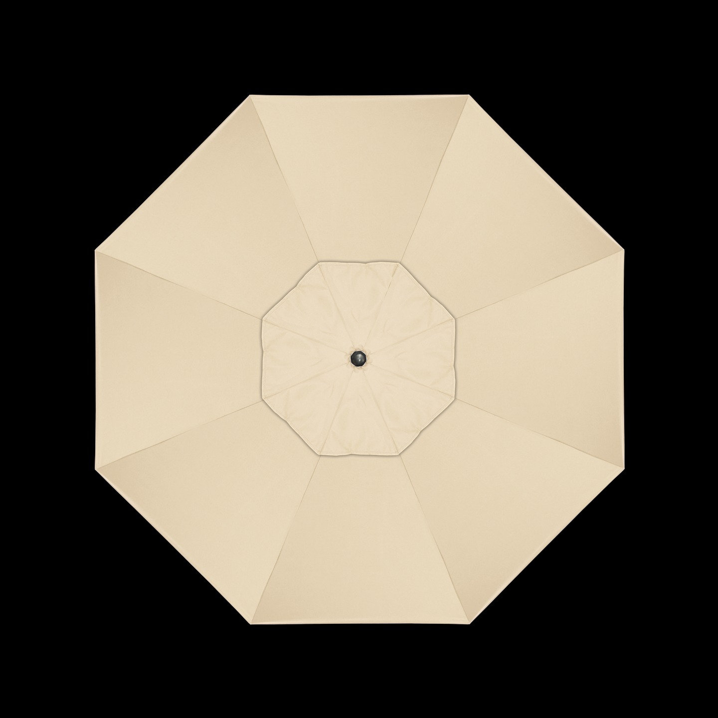 Mira 9' Sunbrella® Market Umbrella, Antique Beige Sunbrella® Canvas