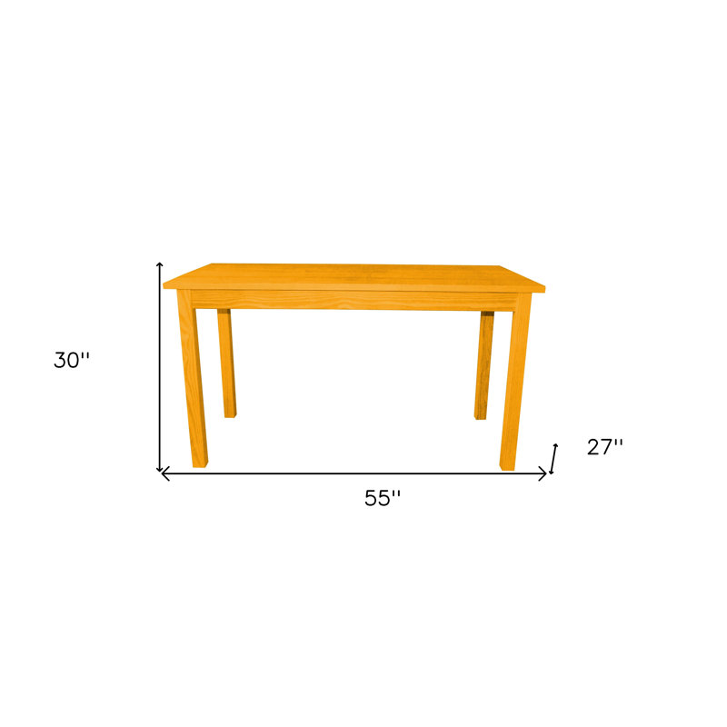 Table de salle à manger en bois massif 60 po Gracie Mills, H 30 po x l 60 po x P 27 po