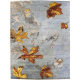 November Wool Area Rug in Gray/Brown