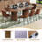 Double Robust Flutted Pedestal Dining Table Set-112473212
