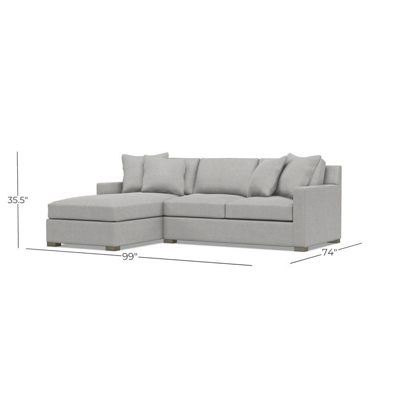 Kelsey Fabric 2 Pc Sectional, 1583-010