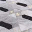 Linaje Cowhide Geometric Area Rug in Gray-1102533053