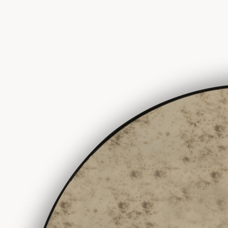 Caenada Metal Flat Wall Mirror