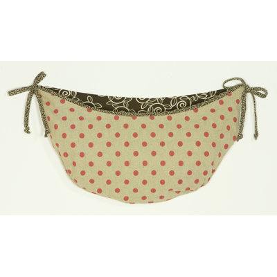 Raspberry Dot 100% Cotton Crib Bedding Set