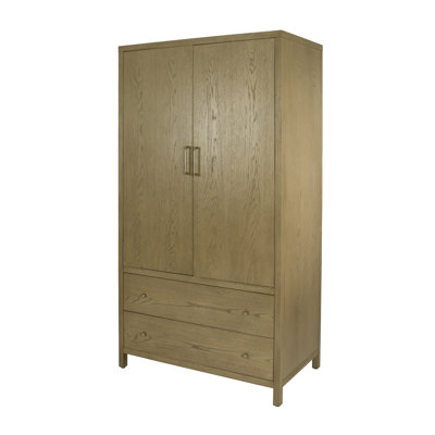 Armoire en bois avec 2 tiroirs Celine l 45 po x H 84 po Celine